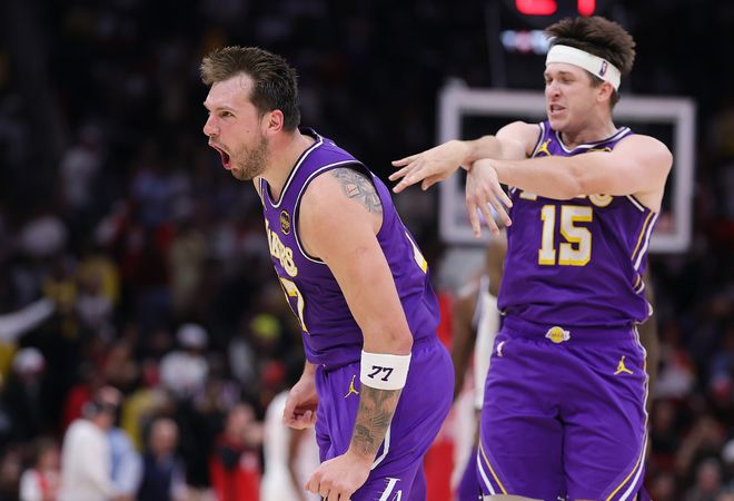 湖人vs火箭：东契奇伤情成关键，詹姆斯能否扛起